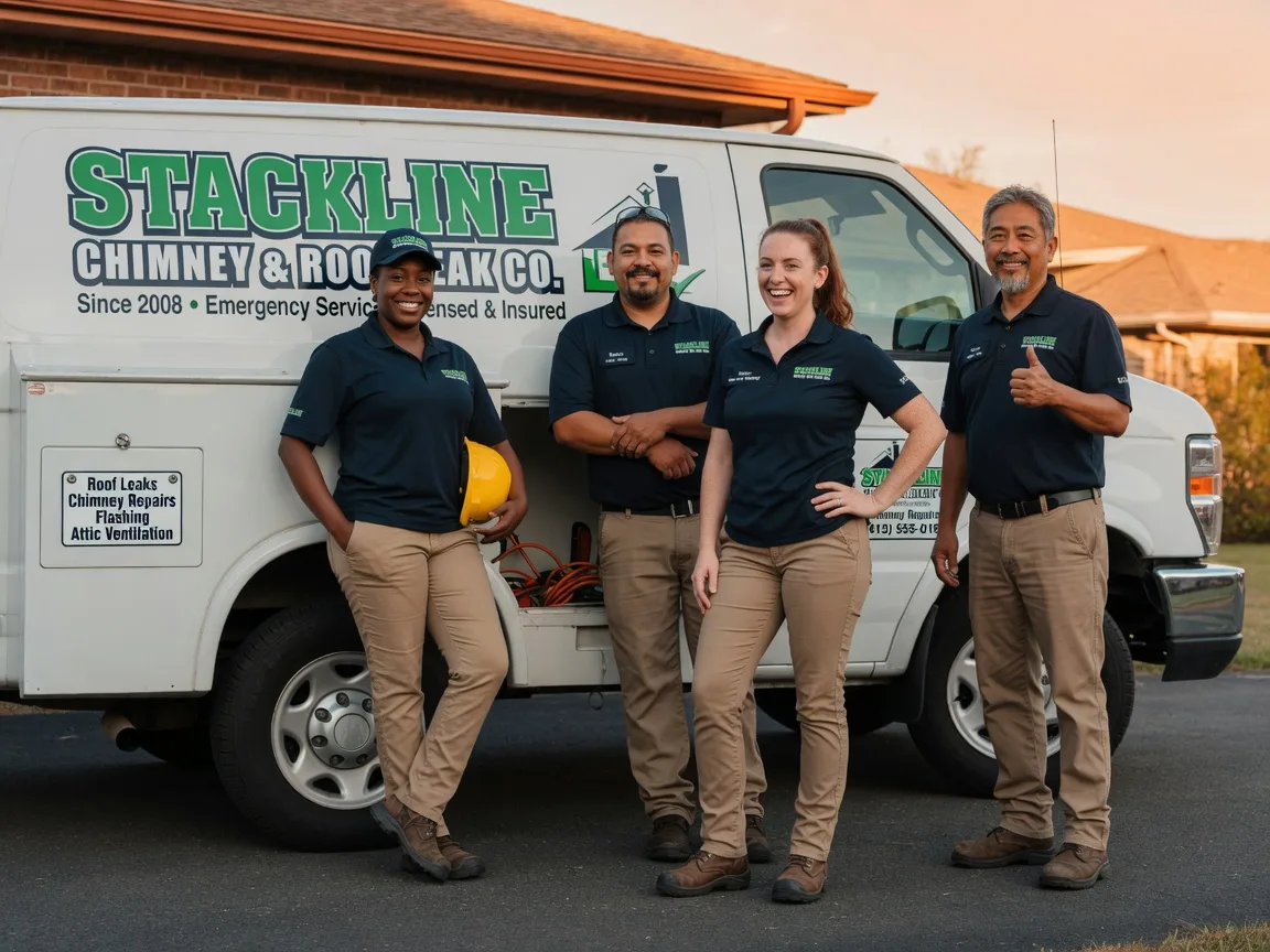 Chimney flashing repair company in Wayne, OK